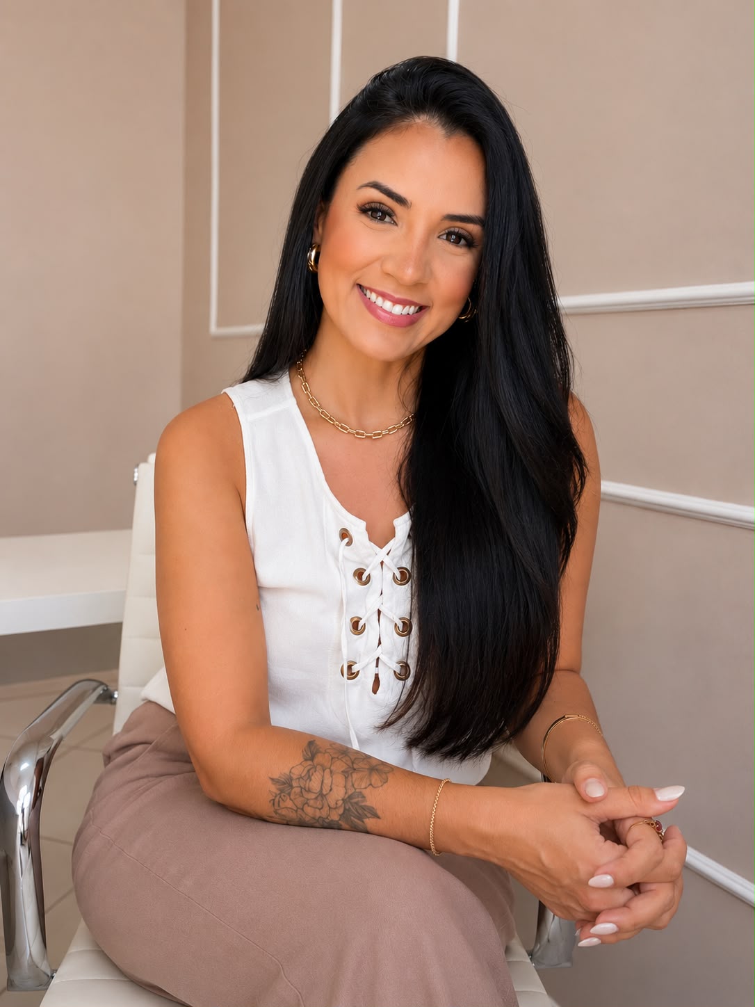Luciana Ricco, psicóloga responsável pela videoaula sobre autoconfiança